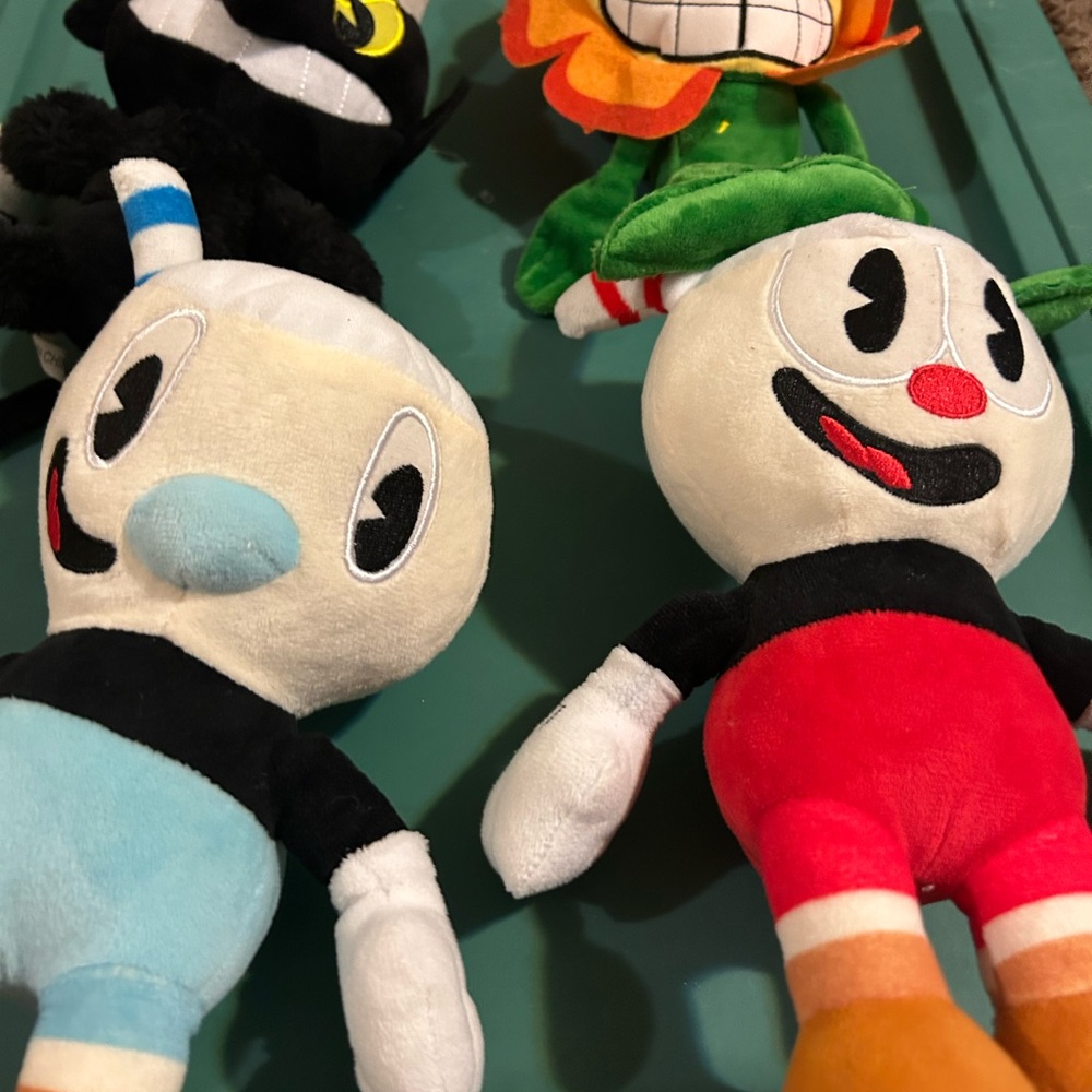 Cuphead and Mugman Plush Toys